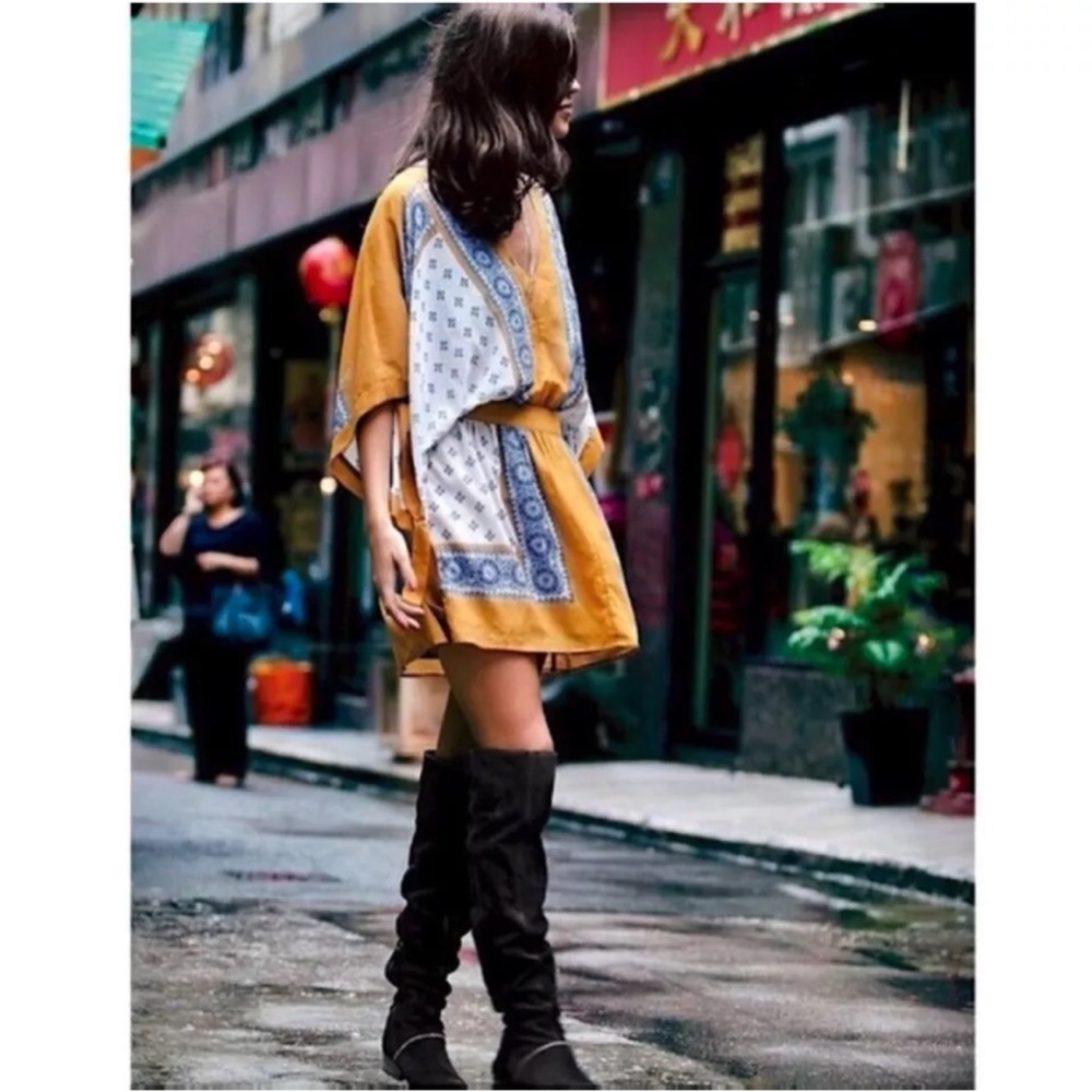 FREE PEOPLE Santa Cruz Kimono Dress